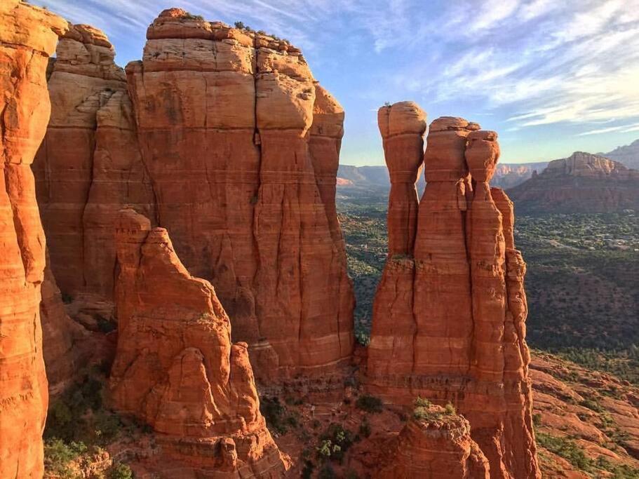 Close To Fresh Creek! Sleeps 12 ~ Amazing Views W/Serene Open Space ~ Hot Tub + Game Room ~ Trails Outside Sedona Ngoại thất bức ảnh