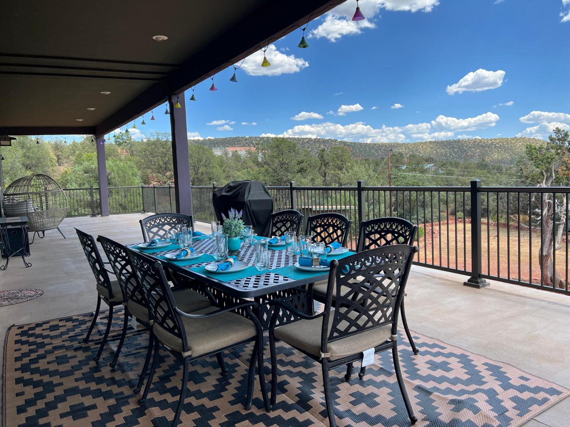 Close To Fresh Creek! Sleeps 12 ~ Amazing Views W/Serene Open Space ~ Hot Tub + Game Room ~ Trails Outside Sedona Ngoại thất bức ảnh
